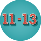 11-13 лет