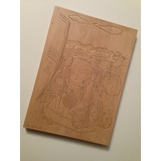 Японская гравюра из дерева