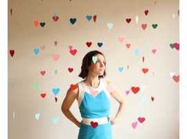 Дождик из сердечек