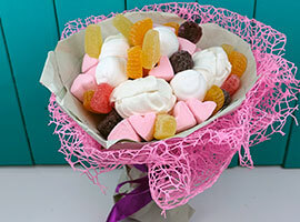 Букет из зефира