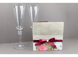 Милая открытка с бантиком