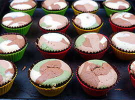 Капкейки к 23 февраля