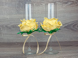 Свадебные бокалы Розы