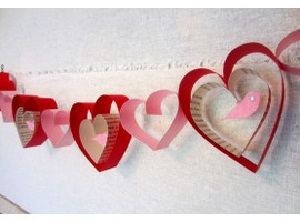 Гирлянда из сердечек