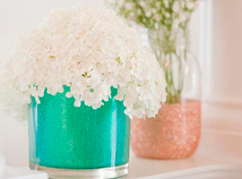 Блестящие вазочки