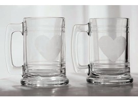 Гравировка на пивном бокале