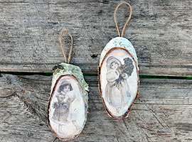 Елочная игрушка в стиле ретро