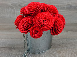 Гвоздики из гофрированной бумаги