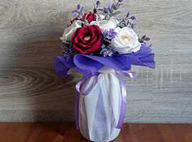 Букет из шампанского и конфет