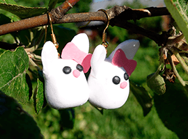 Серьги Зайки