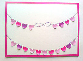 Открытка «Сердечки»