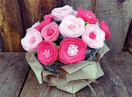 Цветы из фетра