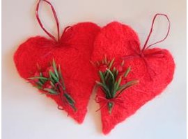 Сердца из сизаля