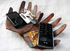 Деревянный держатель для мелочей