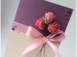 Открытка с розами