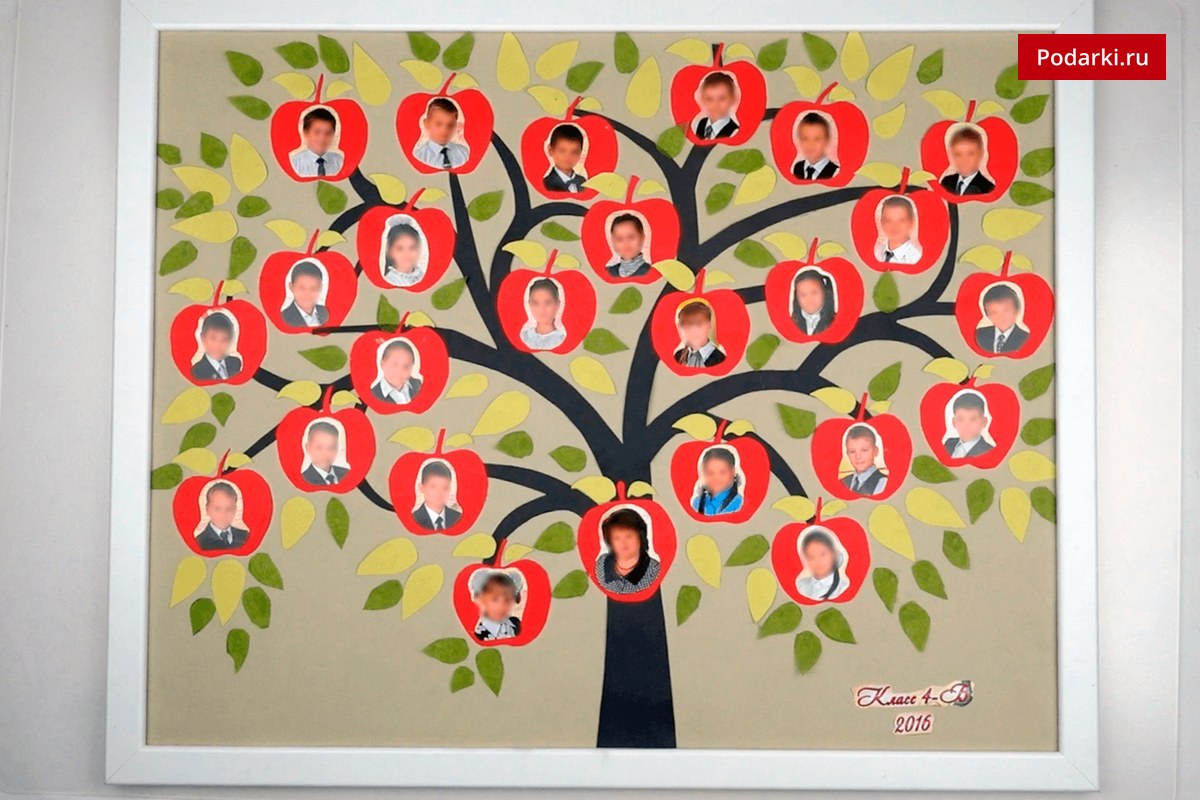 Дерево с фотографиями выпускников