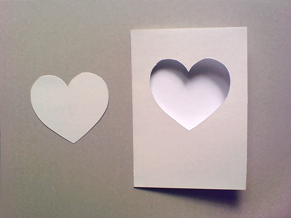 {Valentines day} открытка с объёмным пиксельным сердцем