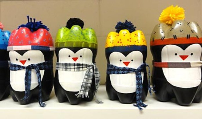 Пингвин из пластиковых бутылок своими руками. Мастер-класс с пошаговыми фото