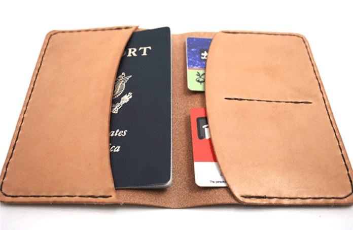 Делаем обложку для паспорта из кожи своими руками | Пикабу