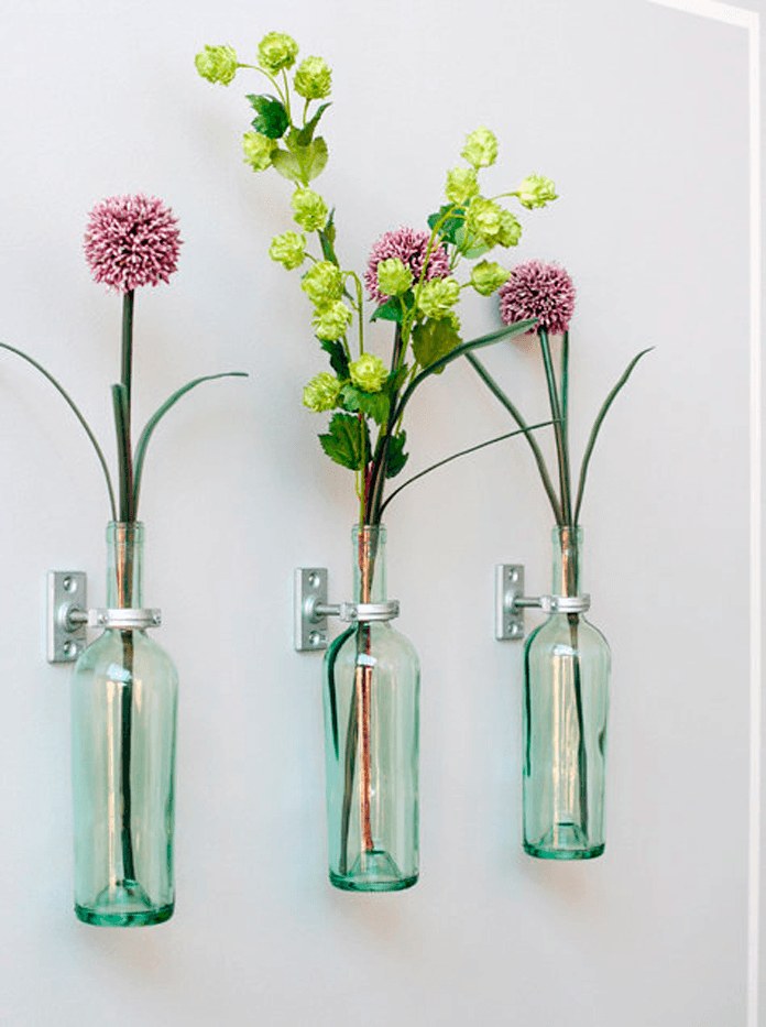 8 идей декора из стеклянных бутылок своими руками ⋆ Новые идеи , фото