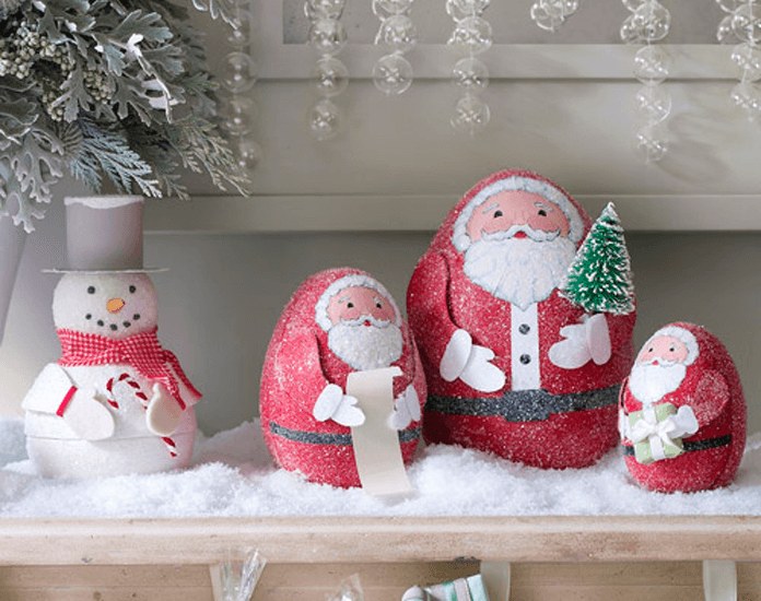 Новогодние поделки из бумаги Дед Мороз и Снегурочка. Шаблоны. Мастер-класс с пошаговыми фото
