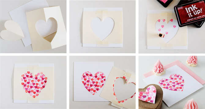 Объемная открытка коробочка валентинка амур love
