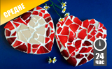 Сердечко из мозаики