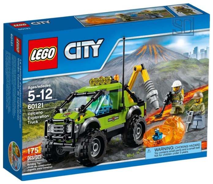 Конструктор LEGO City «Внедорожник исследователей вулканов»